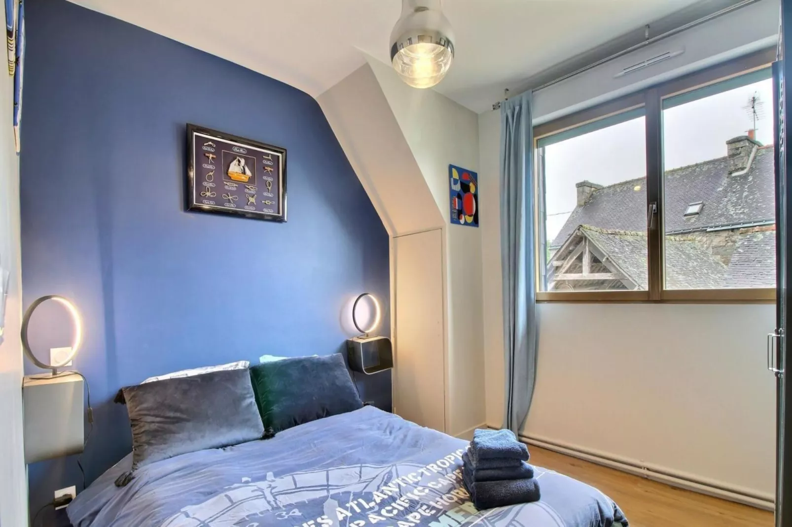 Joli Gite de vacances à Neulliac - Slaapkamer