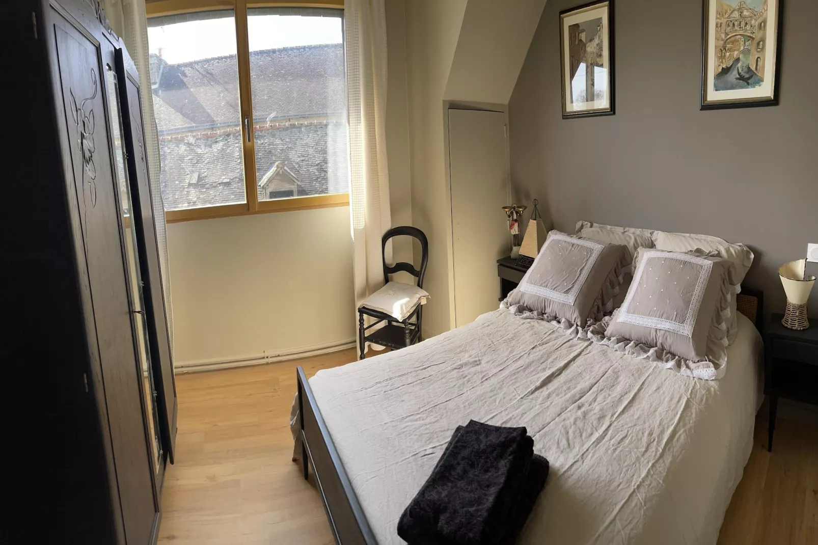 Joli Gite de vacances à Neulliac - Slaapkamer