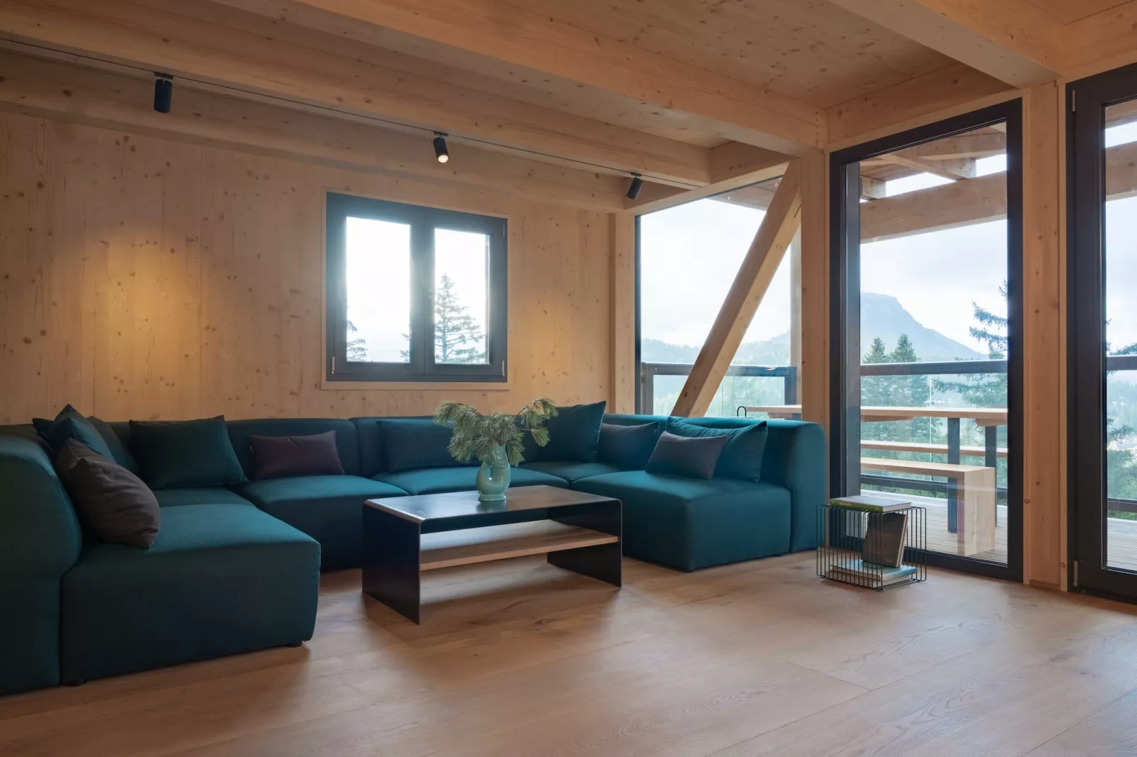 Naturchalets Turracher Höhe 32 - Woonkamer