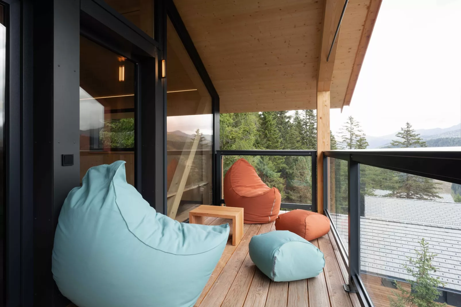 Naturchalets Turracher Höhe 32 - Terrasbalkon