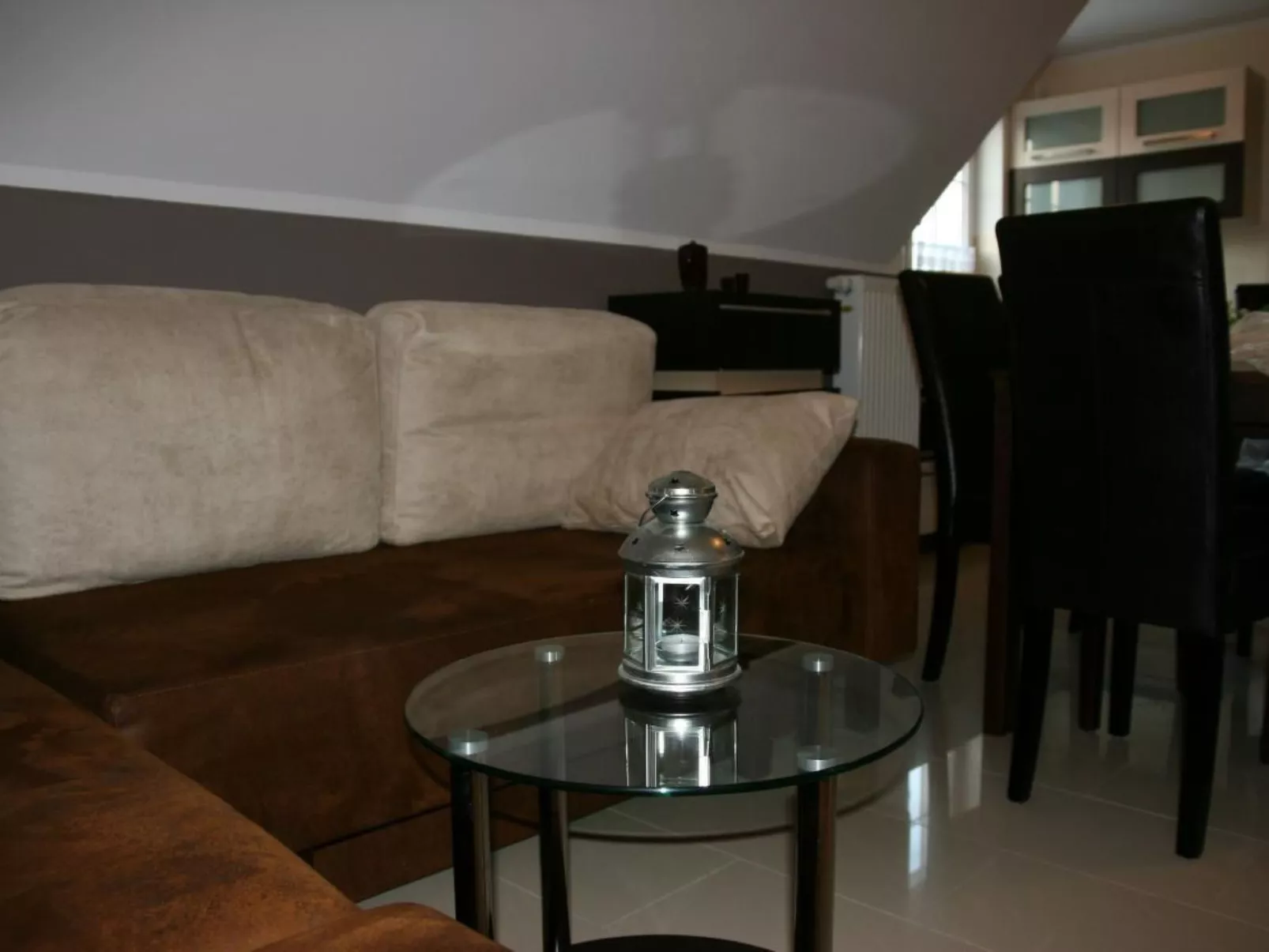 Wohnung in Rowy mit Grill, Terrasse, Parkplatz u - Binnen