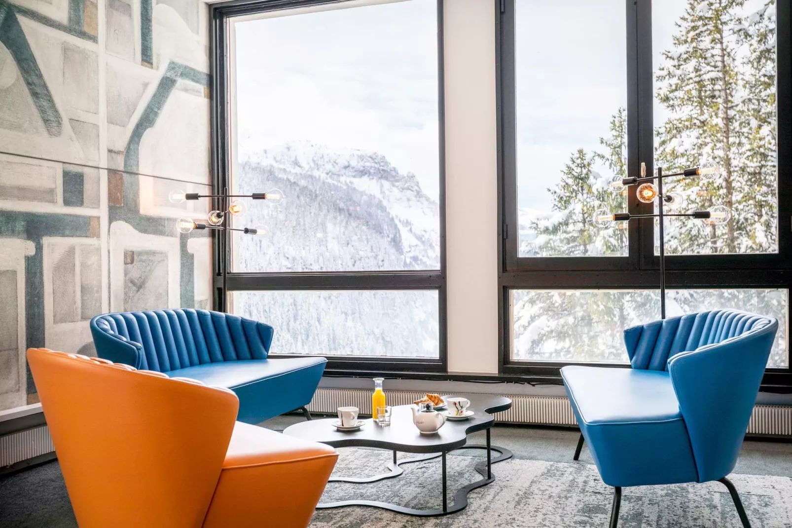 Le Flaine Chambre 2 personnes_C2 - Woonkamer