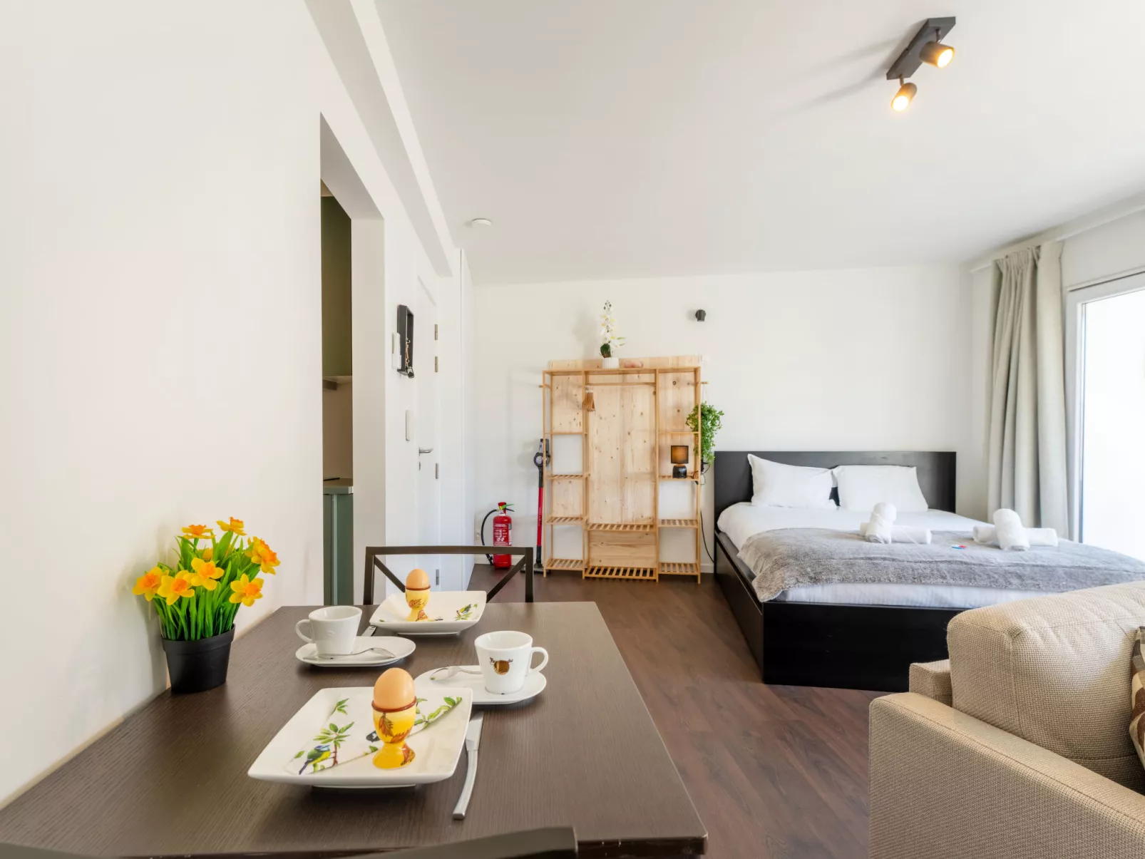 Studio 4.3 with balcony - Binnen