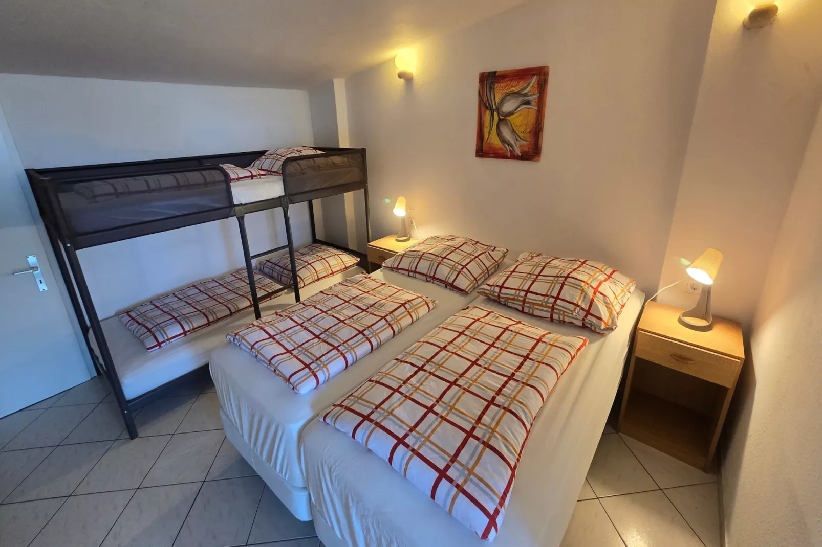 Fewo 01 6 P OG - Slaapkamer