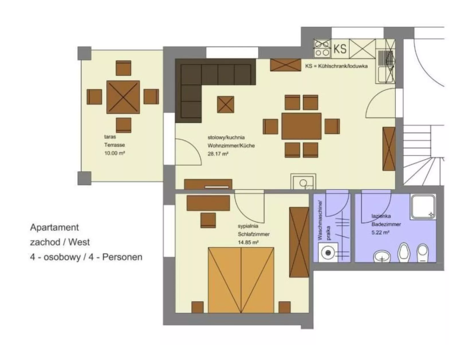 Charmantes Appartement in Rowy mit Grill, Garten - Binnen