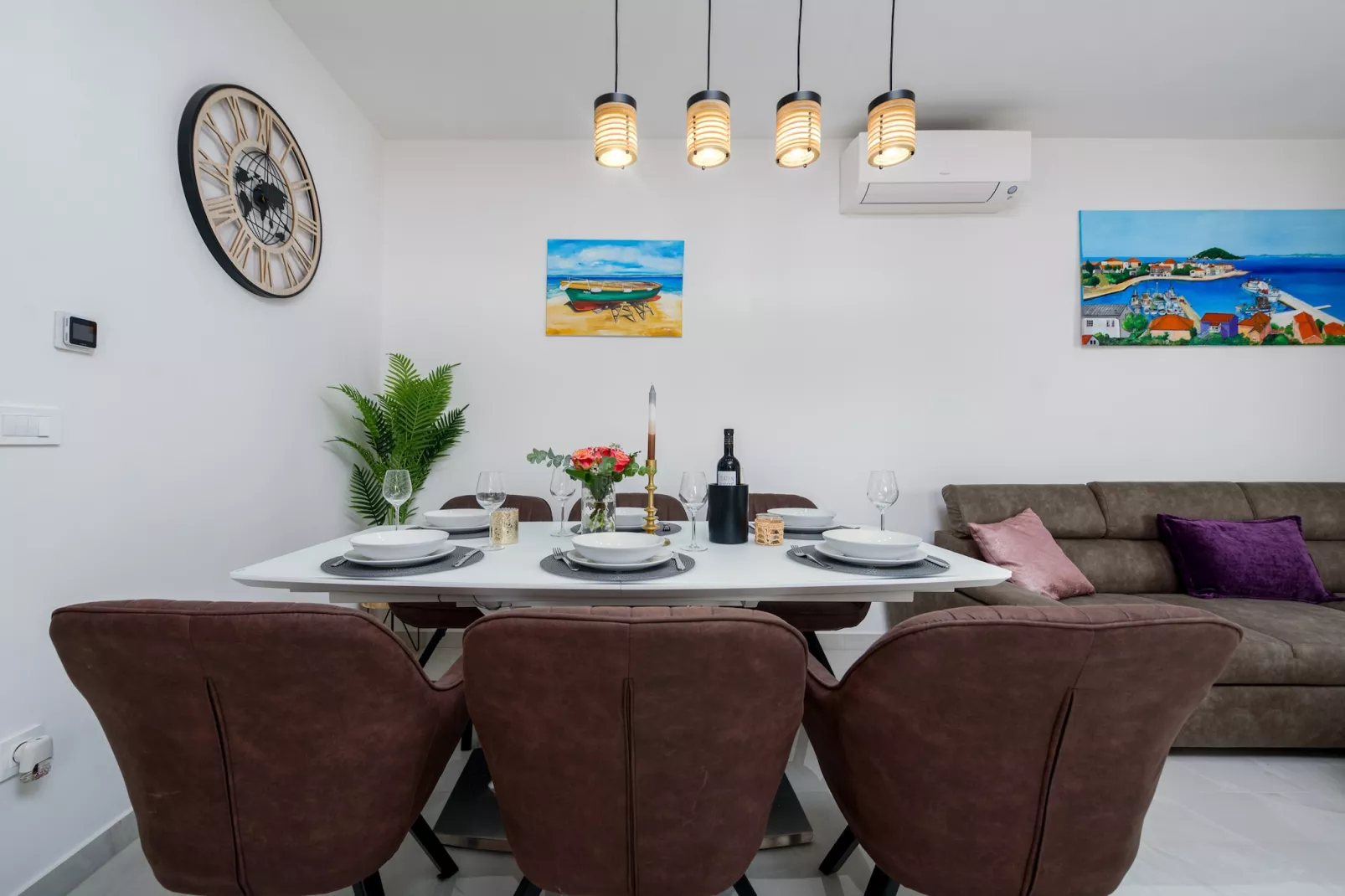 Deluxe apartment Anelle with jacuzzi - Eetkamer