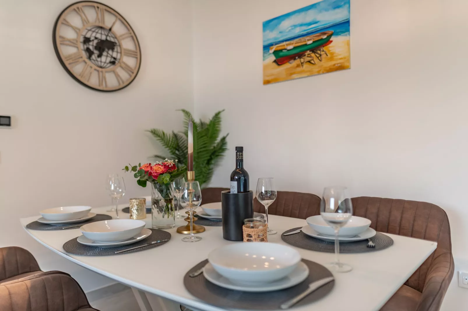 Deluxe apartment Anelle with jacuzzi - Eetkamer