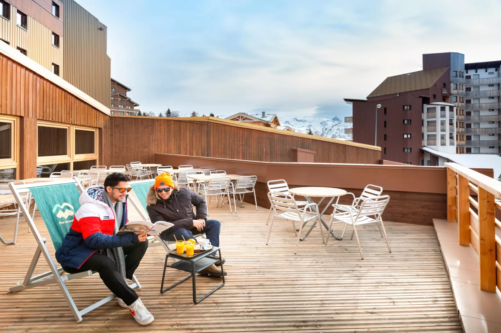 Les Bergers Chambre 3 personnes_C3 - Terrasbalkon