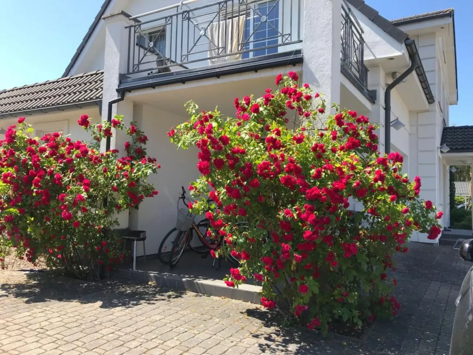 Charmantes Appartement in Rowy mit Grill, Garten - Buiten