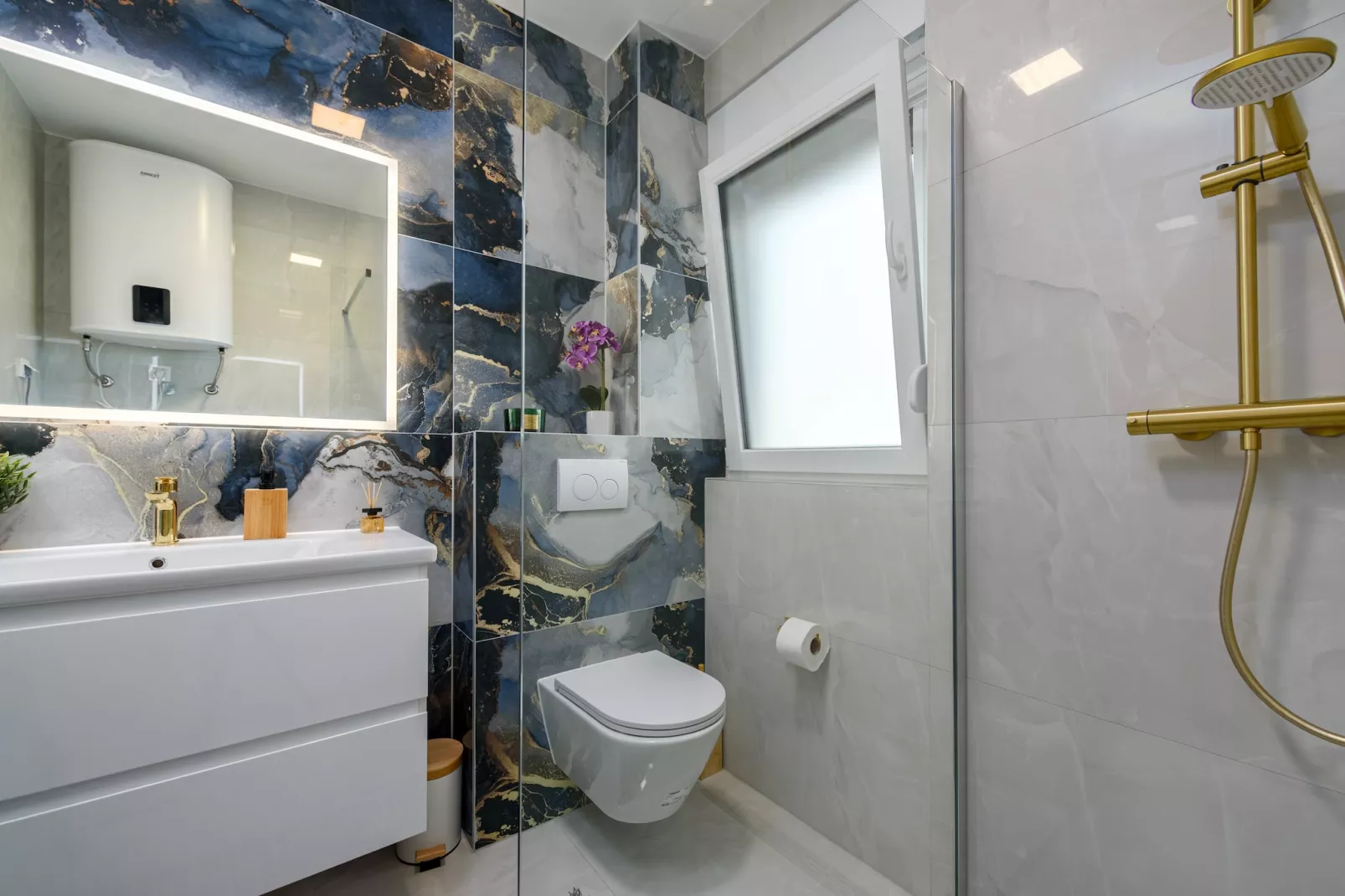 Deluxe apartment Anelle with jacuzzi - Badkamer