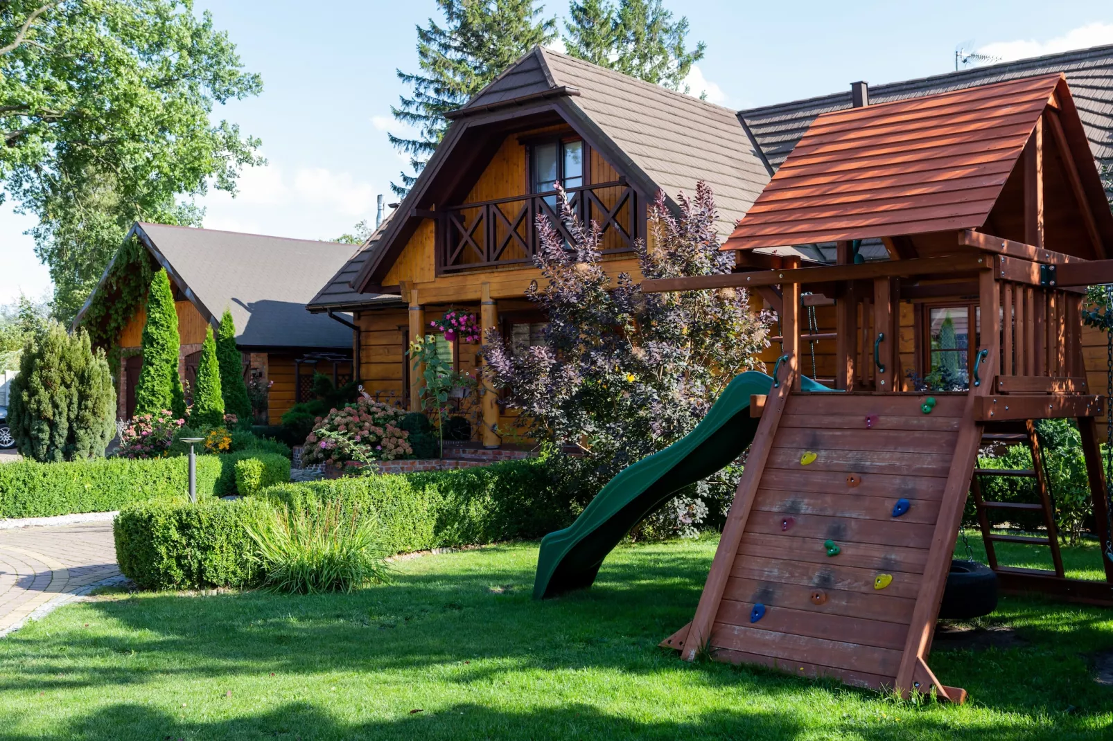 Całoroczny dom wakacyjny Osada Ustronie Morskie - Buitenlucht