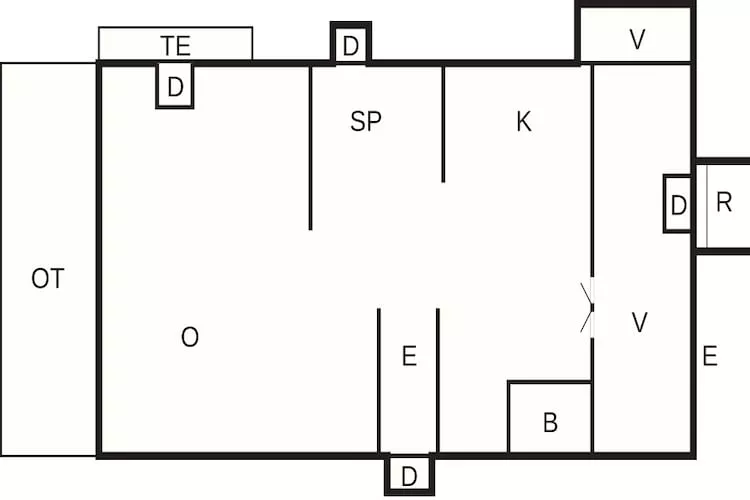 4 persoons vakantie huis in Hals-By Traum - Plattegrond