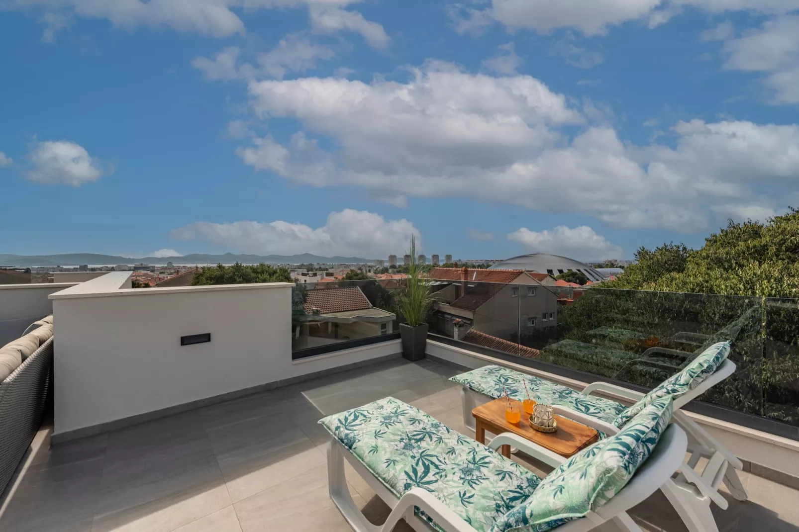 Deluxe apartment Anelle with jacuzzi - Terras