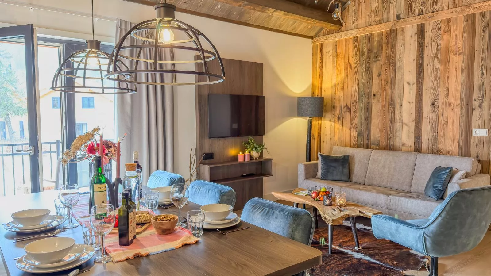 Seeblick am Afritzer See - Woonkamer