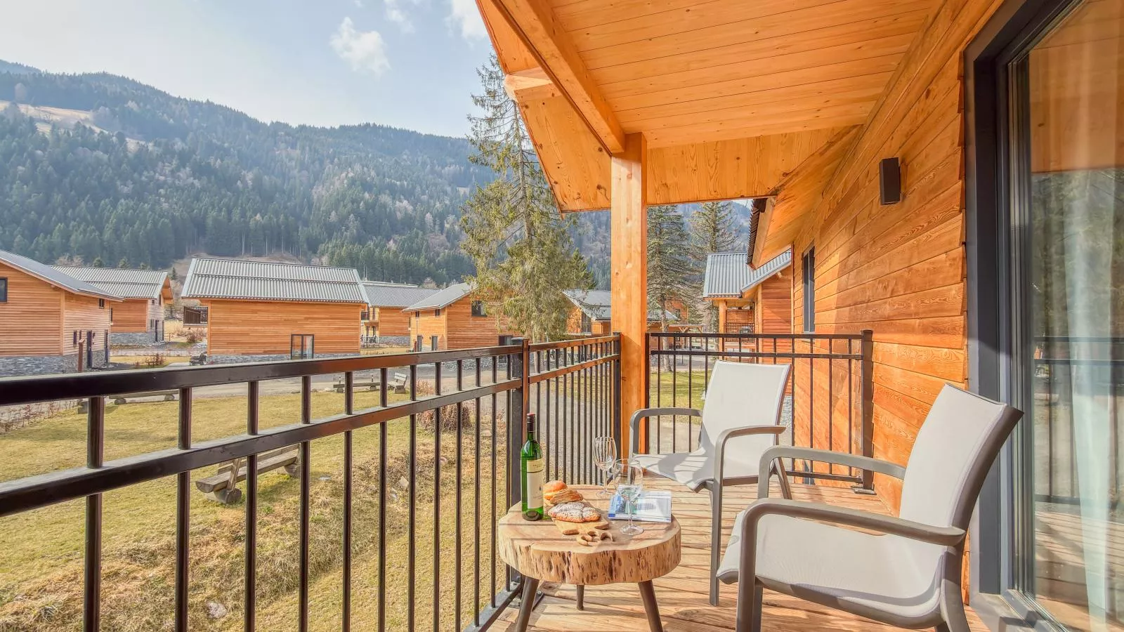 Seeblick am Afritzer See - Terrasbalkon