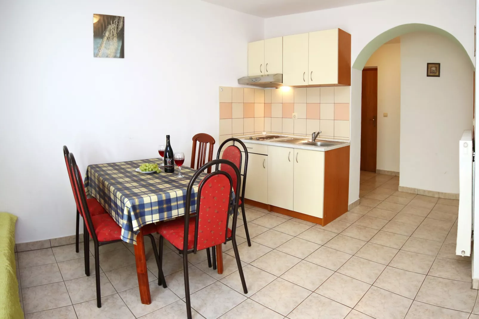 Apartments & Rooms Villa Petra -  One Bedroom Apartment with Balcony and Sea View (A4) - Keuken