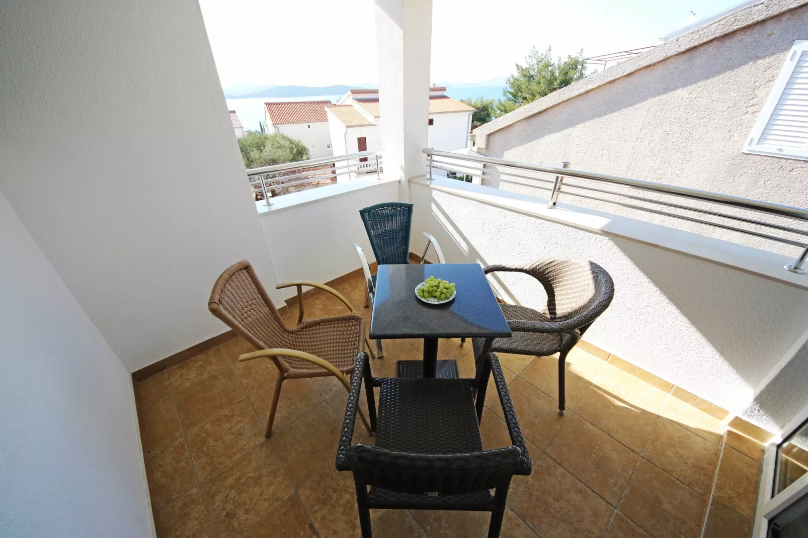 Apartments & Rooms Villa Petra - Double Room (S7) - Terrasbalkon