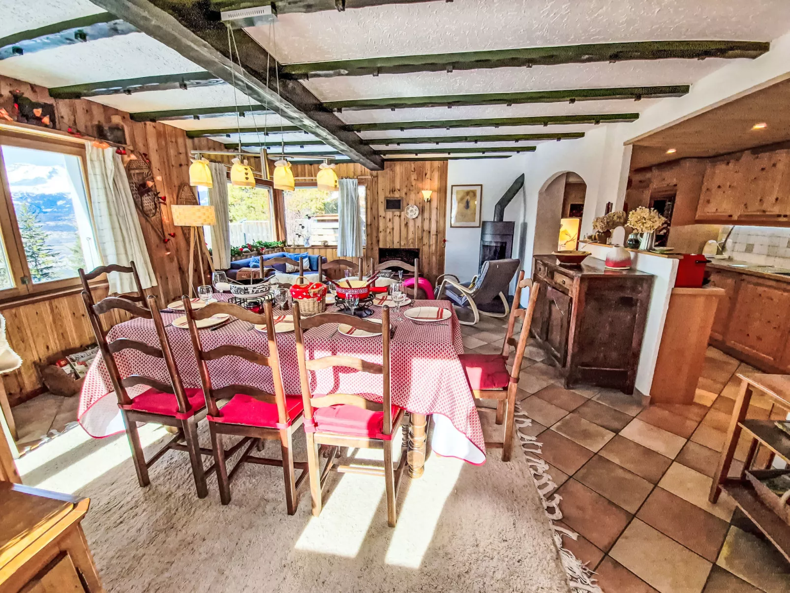 Chalet Le Rhônasson - Binnen