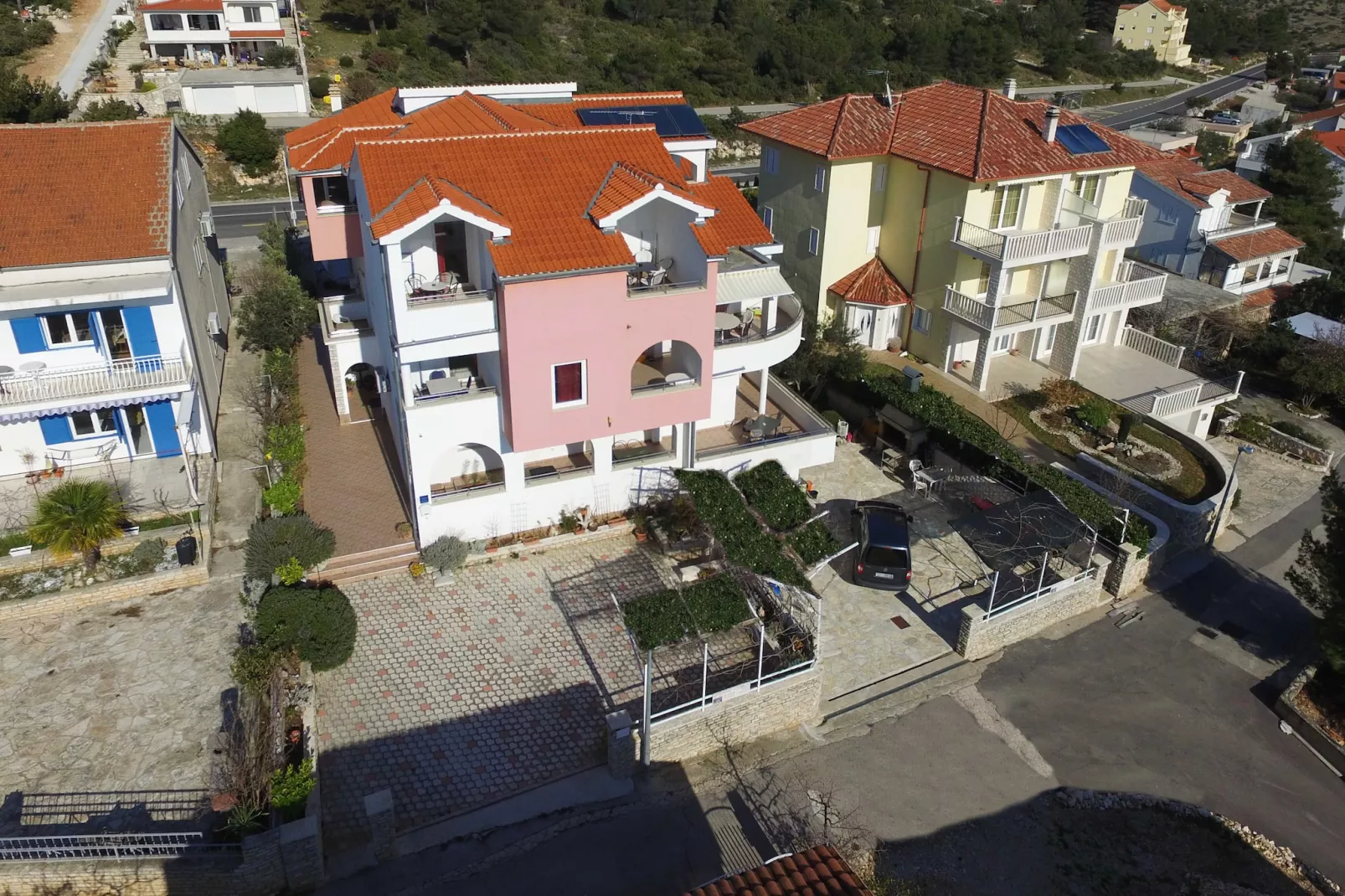 Apartments & Rooms Villa Petra - Double Room (S7) - Buitenlucht