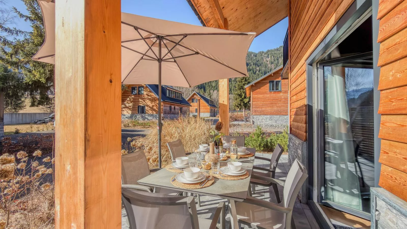 Seechalet Afritz - Terrasbalkon