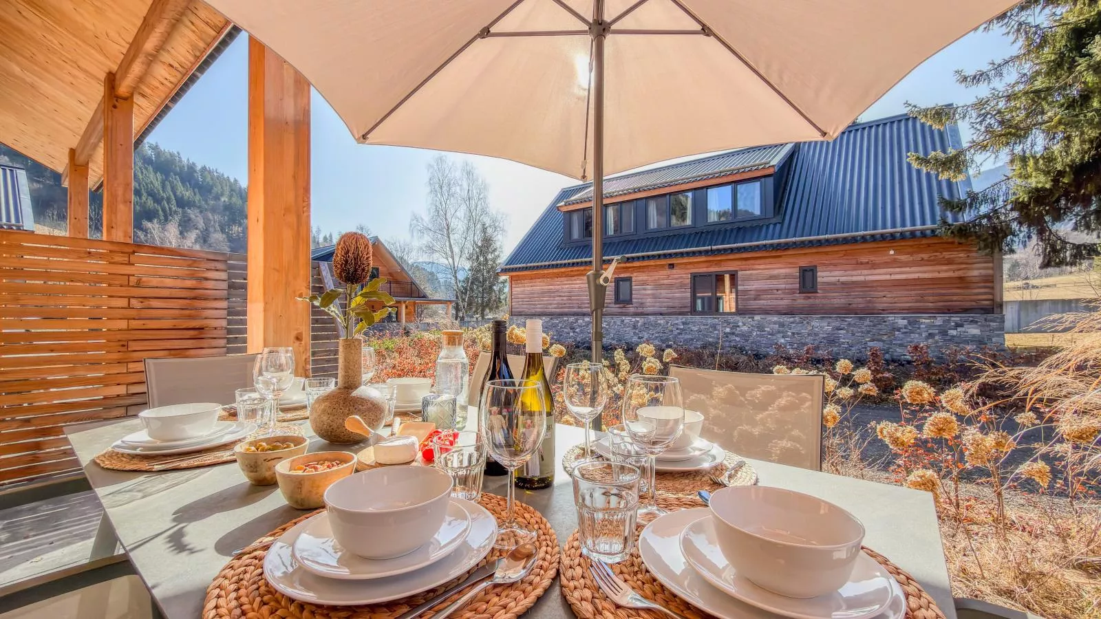 Seechalet Afritz - Terrasbalkon