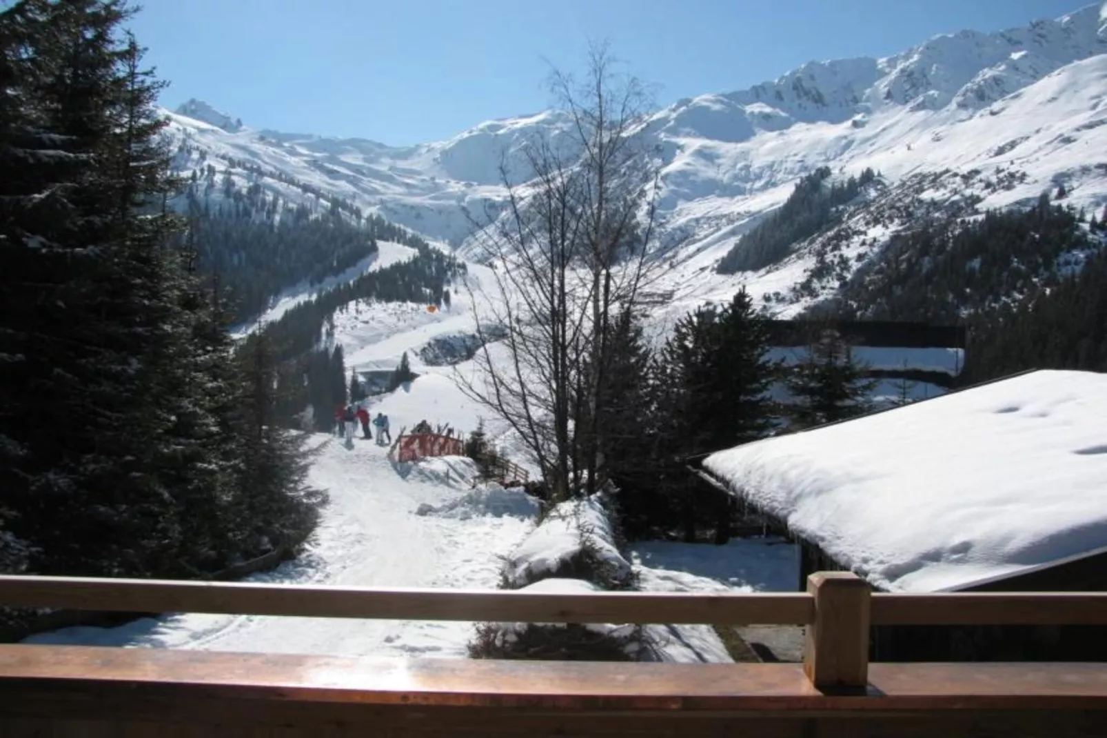 Thaler Hütte - Platzhirsch - Uitzicht winter