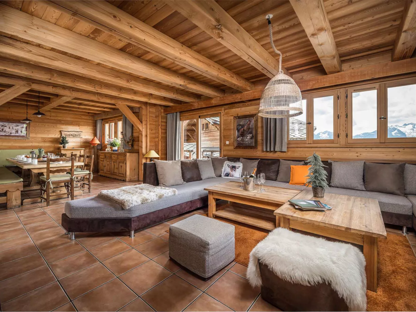 Chalet Lièvre Blanc - Binnen
