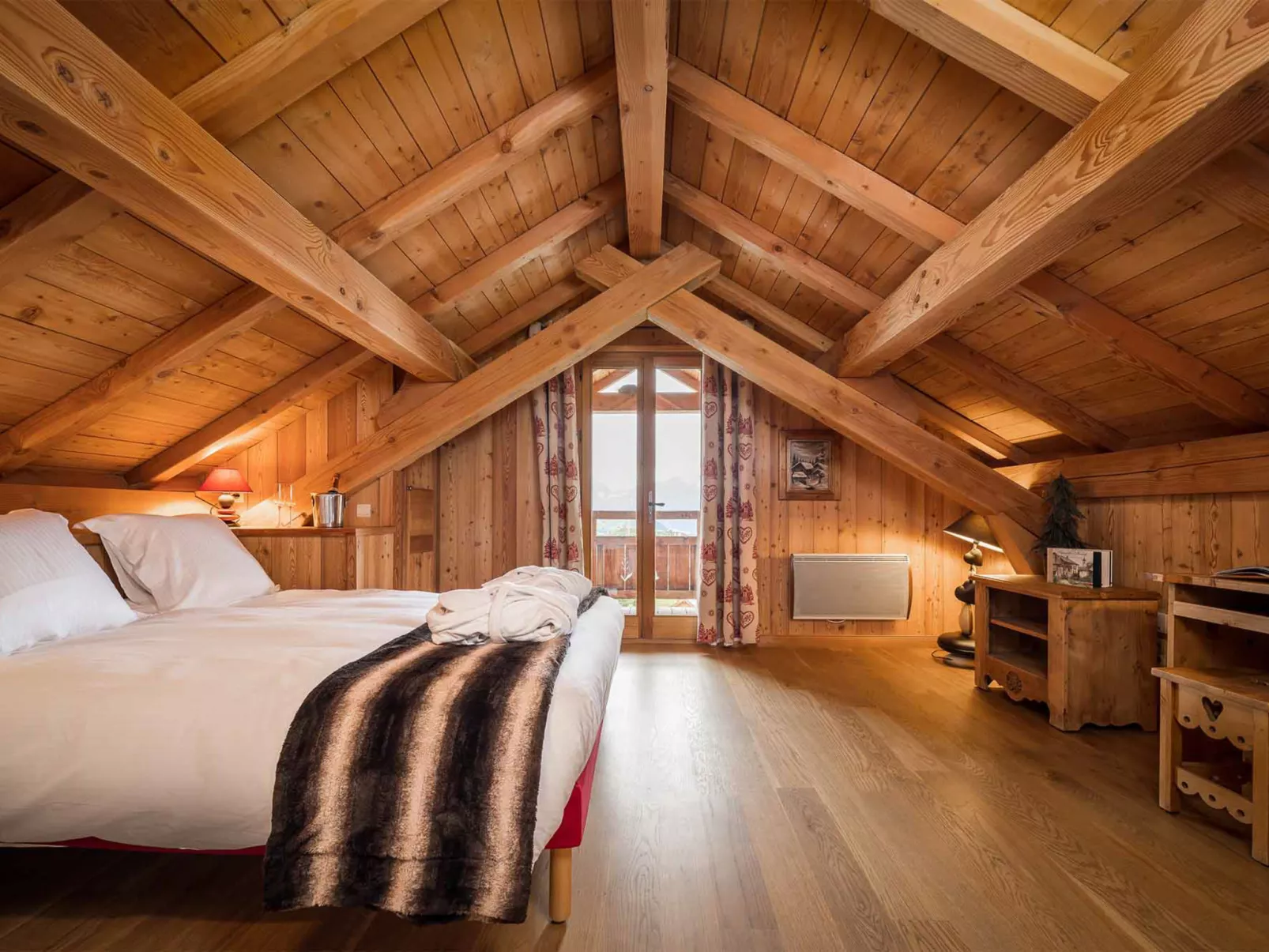 Chalet Lièvre Blanc - Binnen