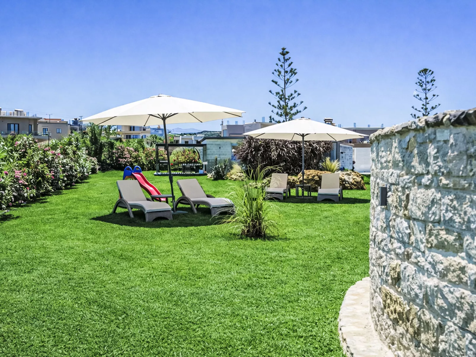 Neue Strandvilla SixStars in Chania, mit Sauna - Buiten