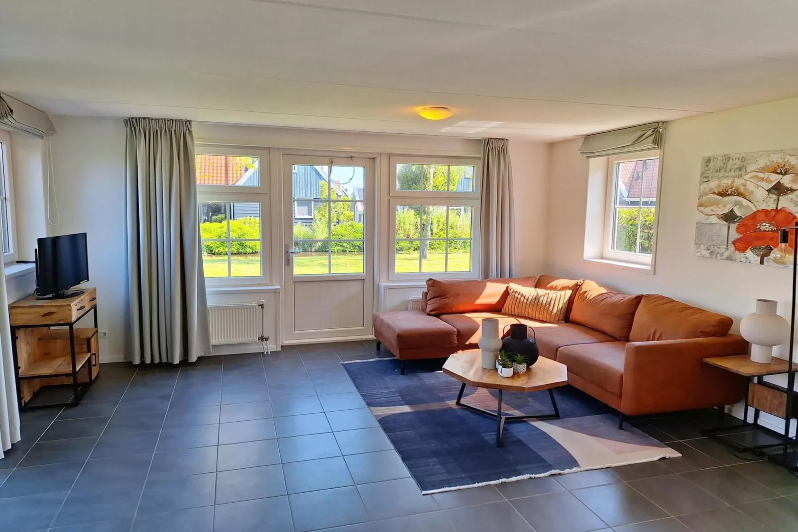 	De Rijp met Sauna  6 personen - Woonkamer