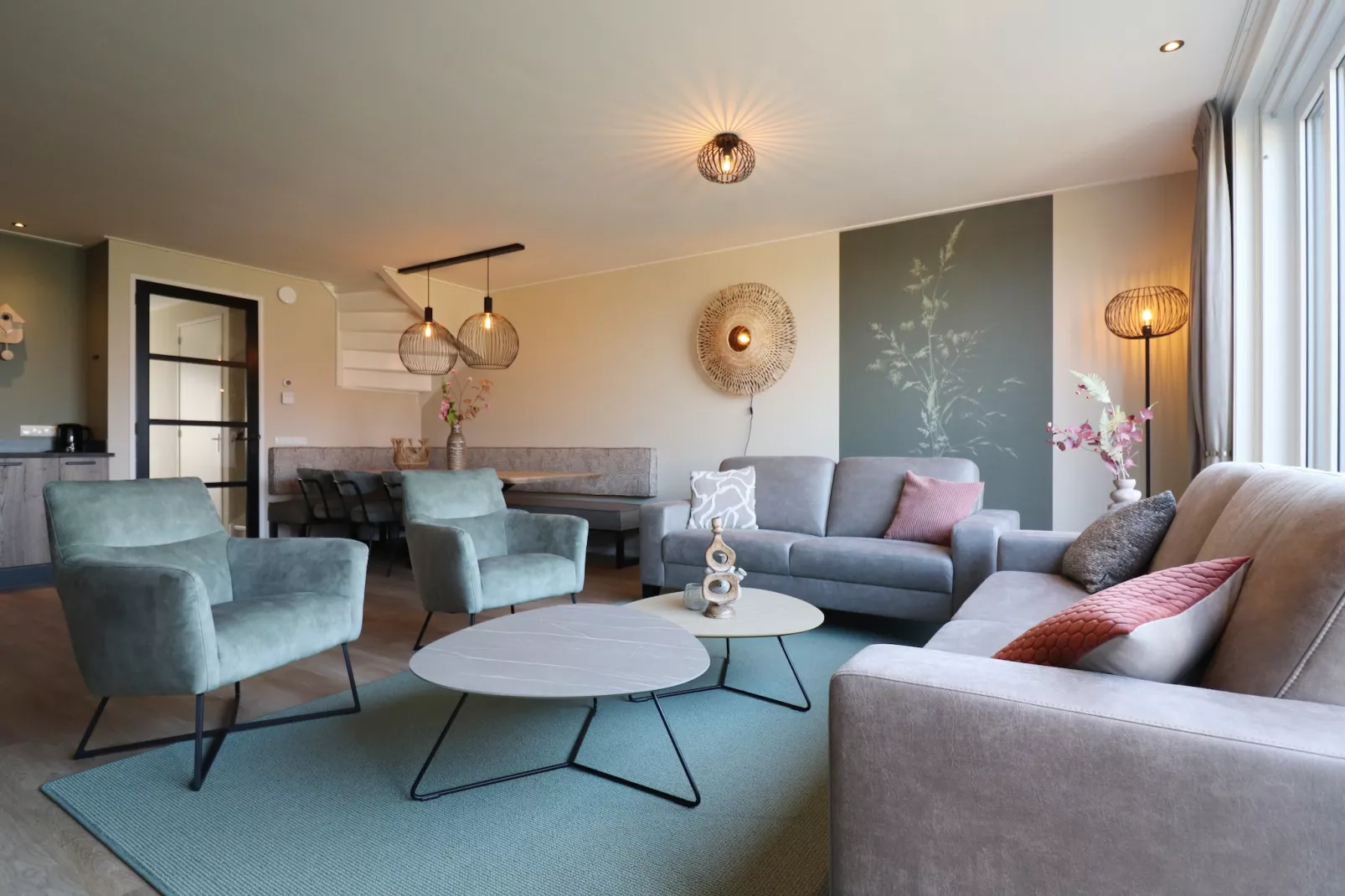 Moderne villa op het Friese platteland