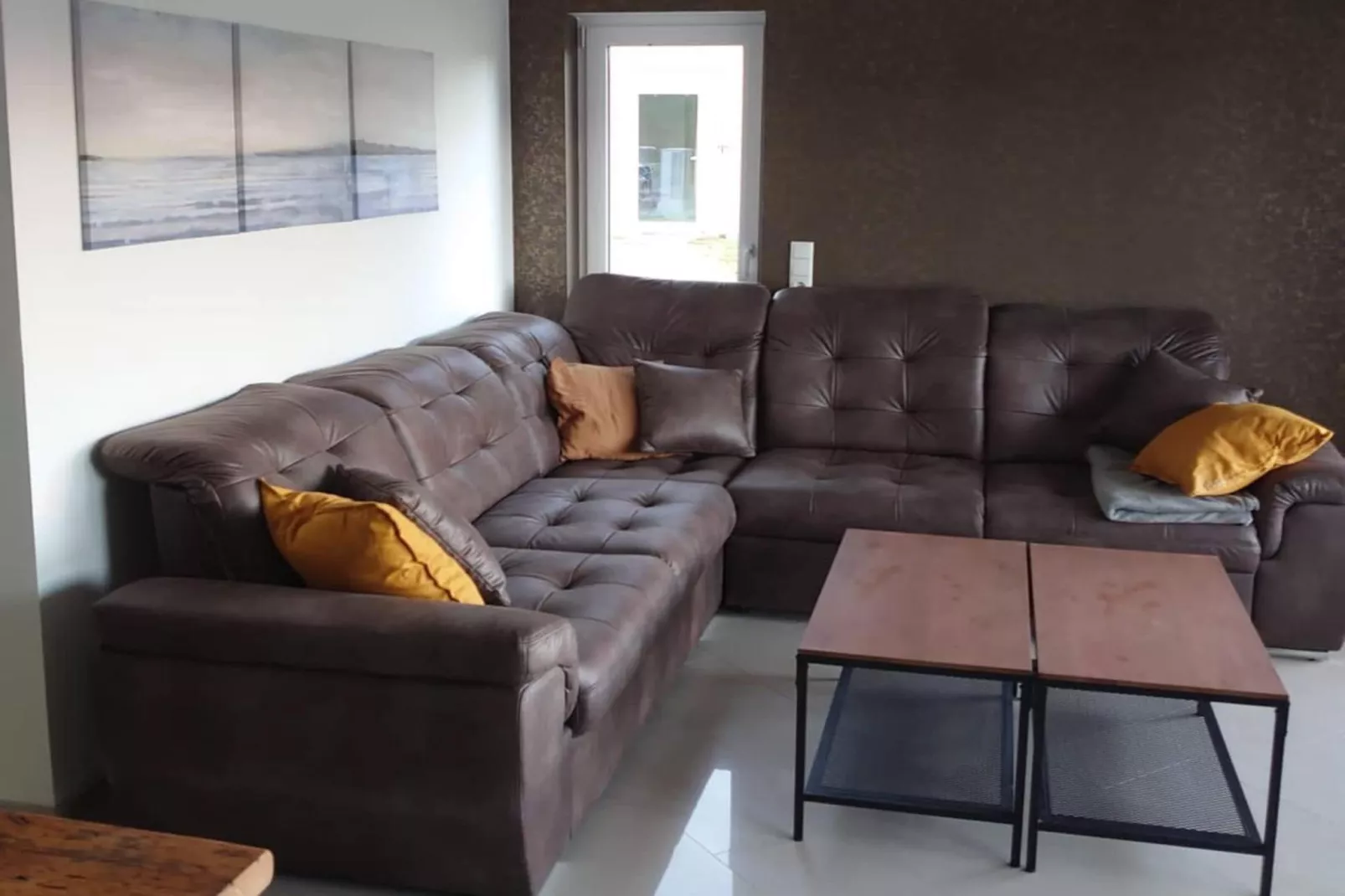 Ferienhaus Seeluft - Woonkamer