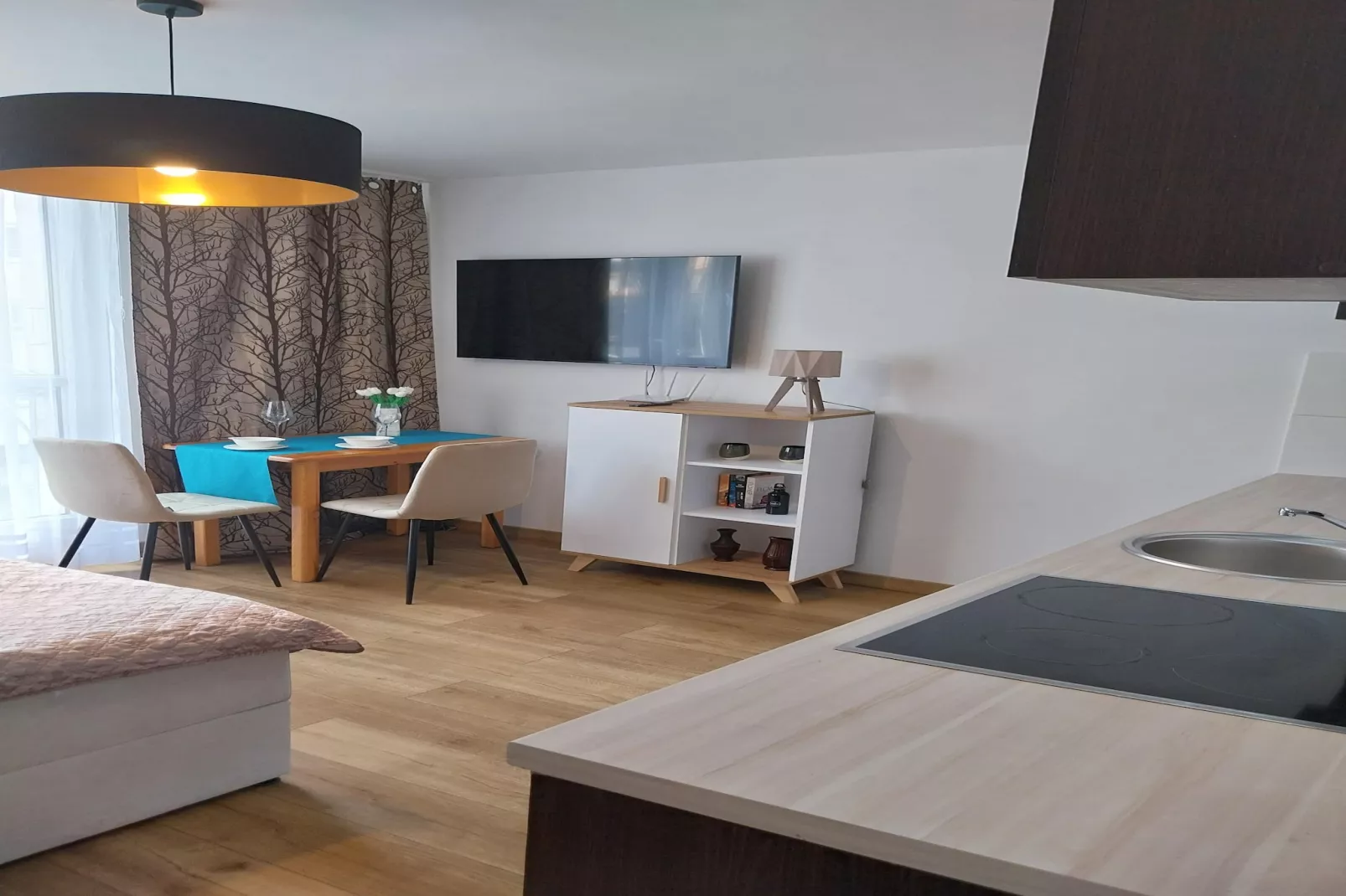 Apartament w Świnoujściu dla 2 osób Rybaki - Woonkamer