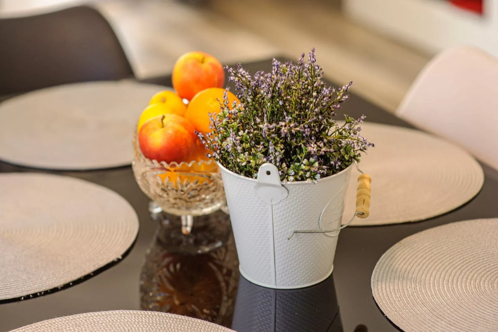 Holiday Home Rokoko - Two Bedroom Holiday Home with Swimming Pool - Eetkamer