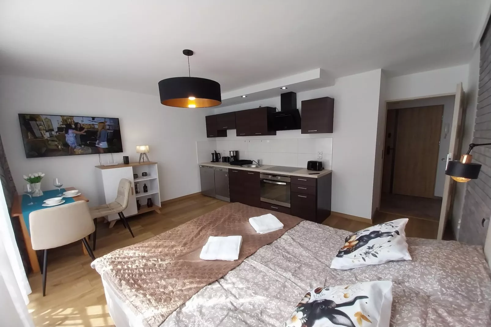 Apartament w Świnoujściu dla 2 osób Rybaki - Woonkamer