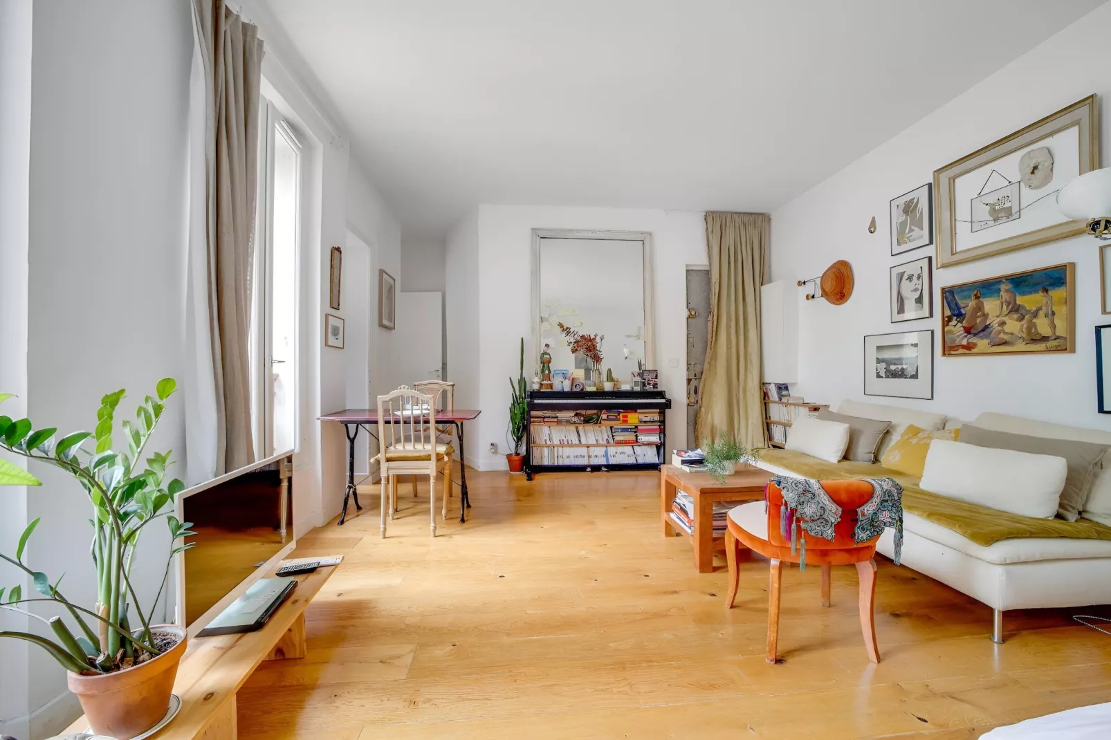 Mooi appartement vlakbij Parijs - Woonkamer