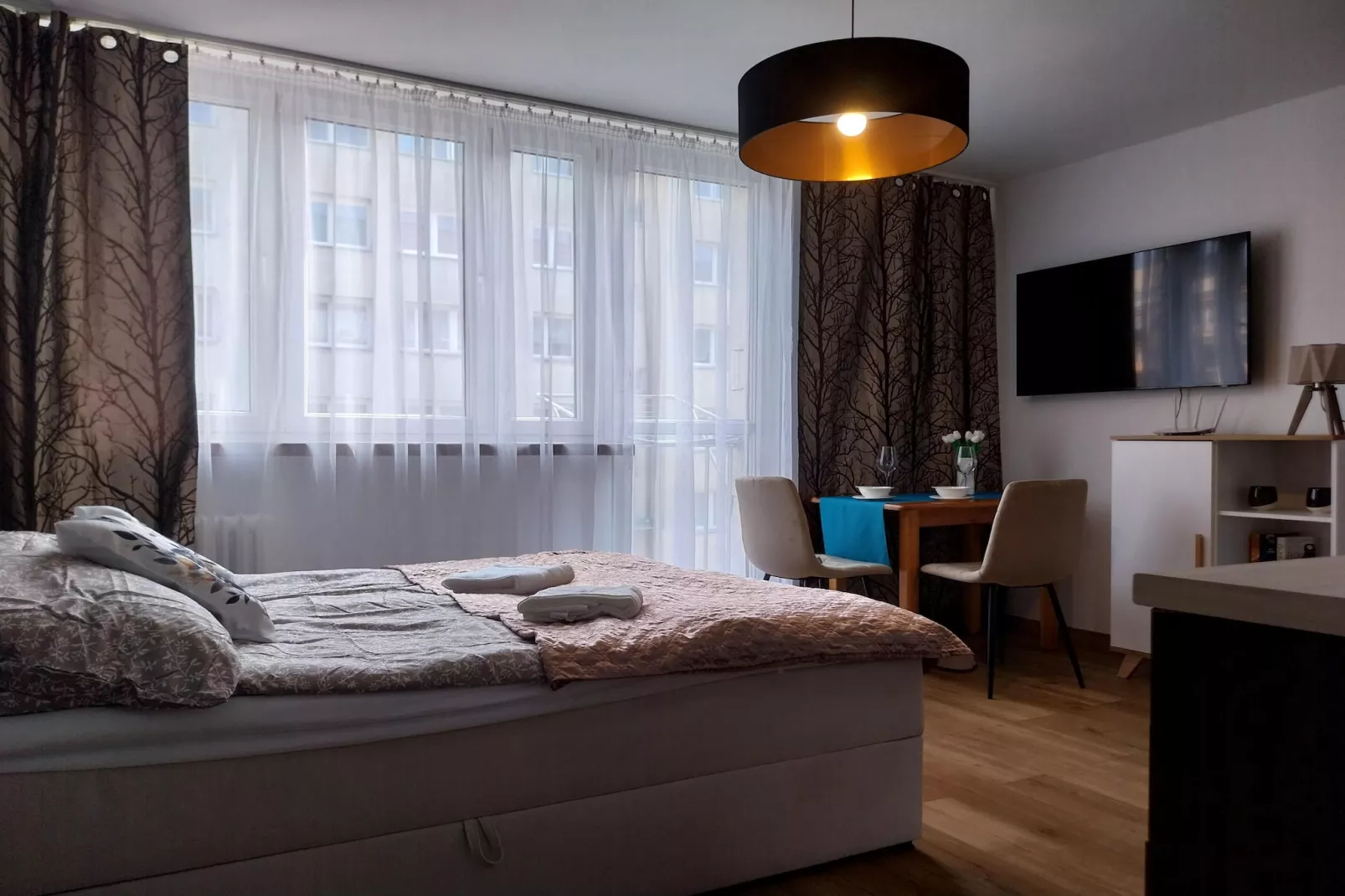 Apartament w Świnoujściu dla 2 osób Rybaki - Slaapkamer
