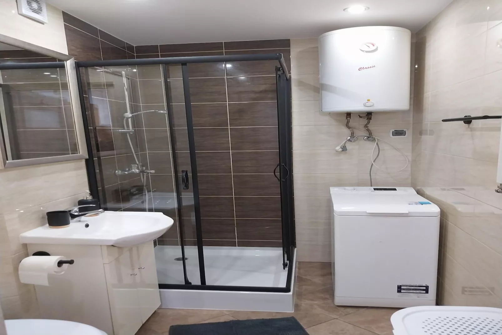 Apartament w Świnoujściu dla 2 osób Rybaki - Badkamer