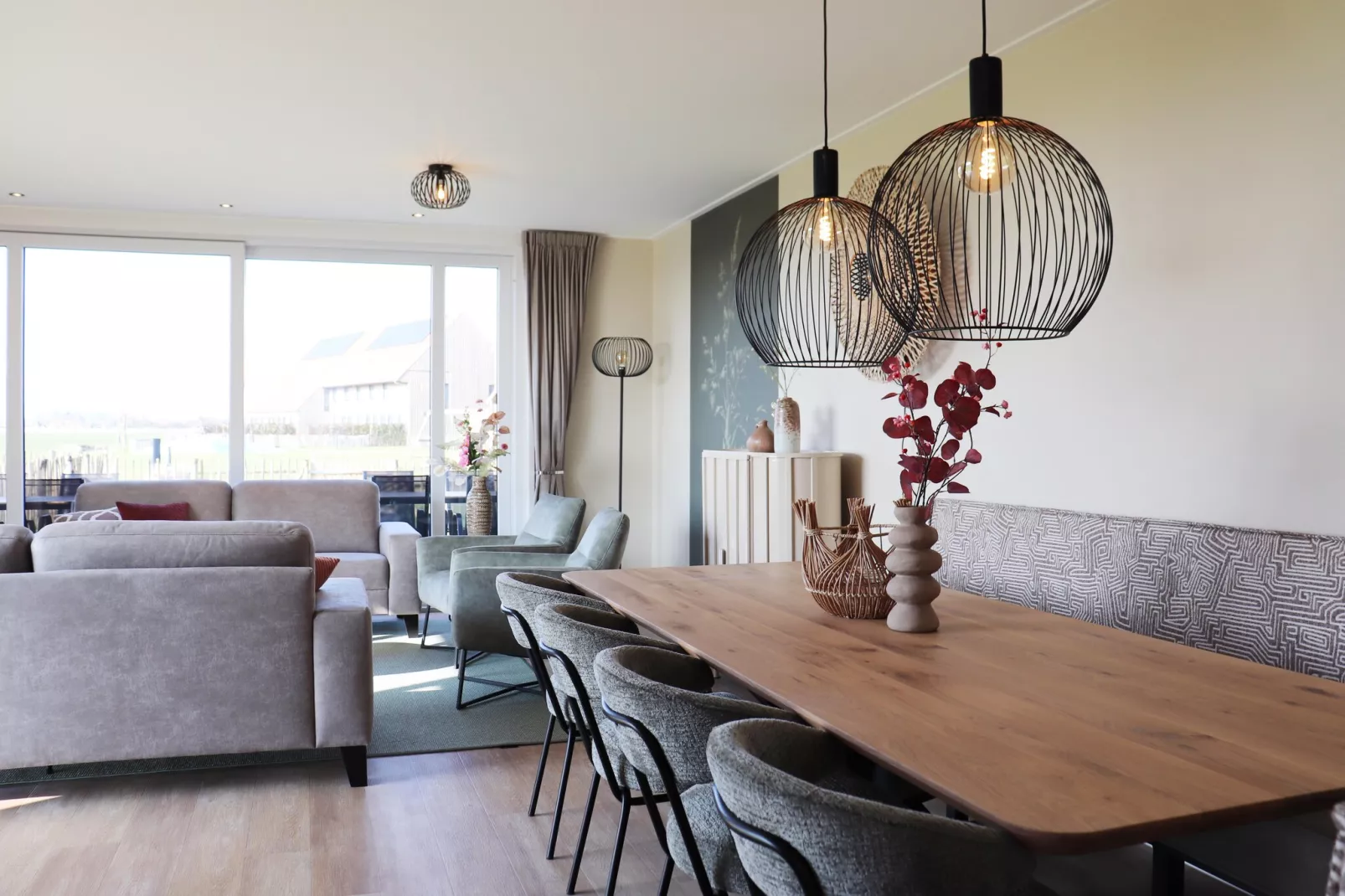 Moderne villa op het Friese platteland - Eetkamer