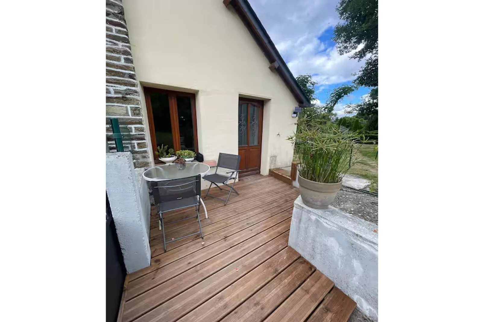 Gîte l'Armor  Jacuzzi terrasse privée cuisine - Terrasbalkon