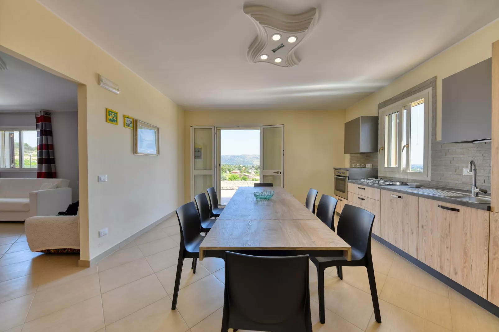 Villa Panorama mit Privatpool - Keuken