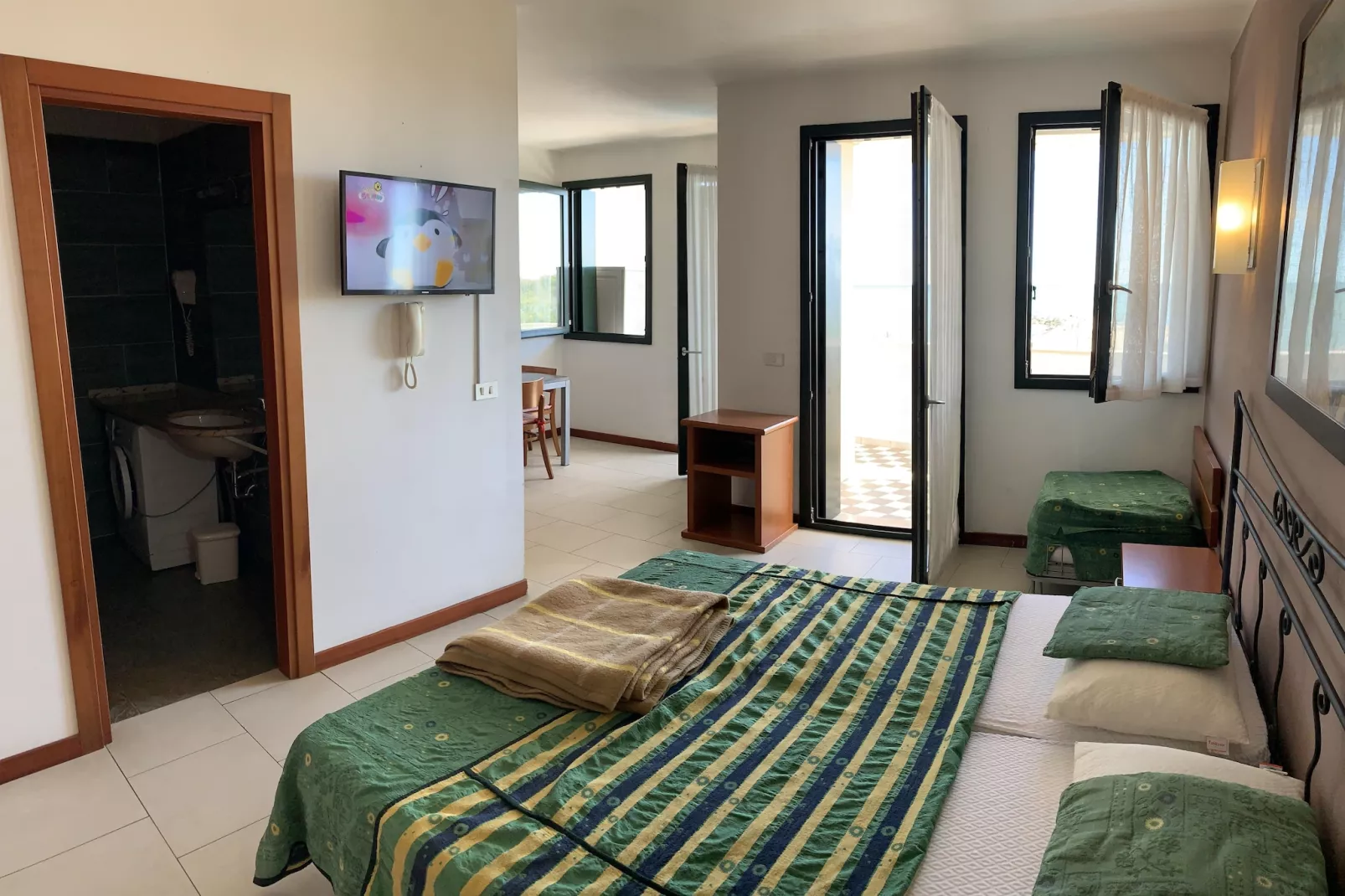 Residence Eurobeach, Cavallino-Studio - 30qm 3 Pers. - Slaapkamer
