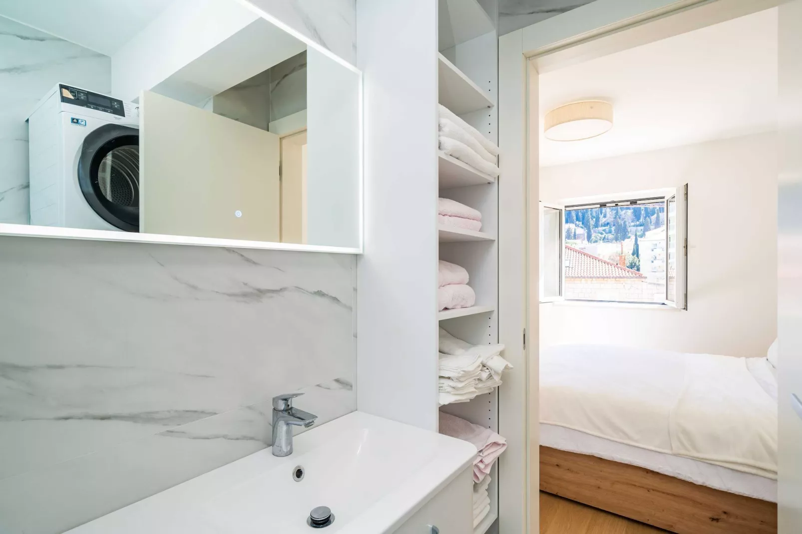 Apartment Villa Claudia - Three Bedroom Apartment with Balcony - Badkamer