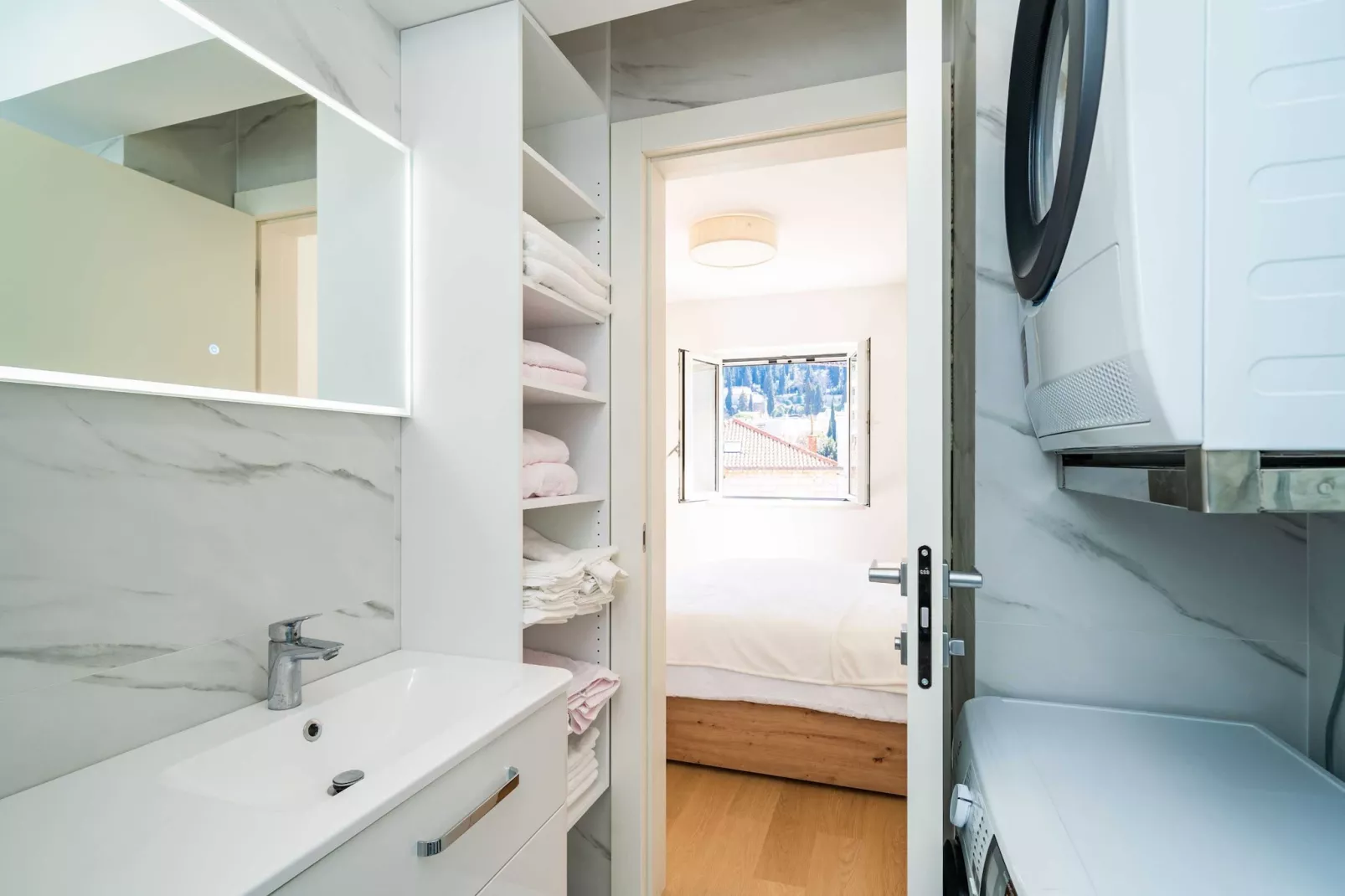 Apartment Villa Claudia - Three Bedroom Apartment with Balcony - Badkamer