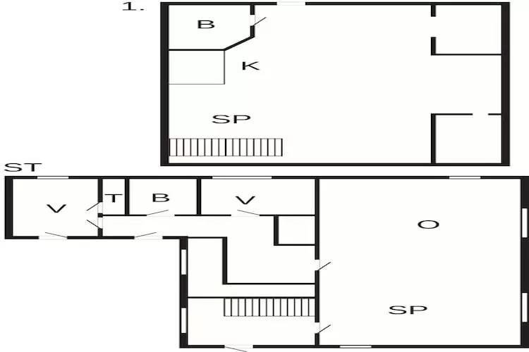6 persoons vakantie huis in Ålbæk - Plattegrond