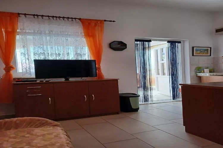 Apartments Topić - One Bedroom Apartment with Terrace (First Floor) - Woonkamer