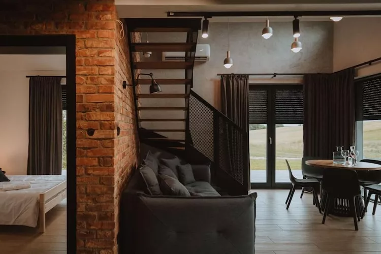 Dom wakacyjny LOFT 1 Nowy Podleś - Woonkamer