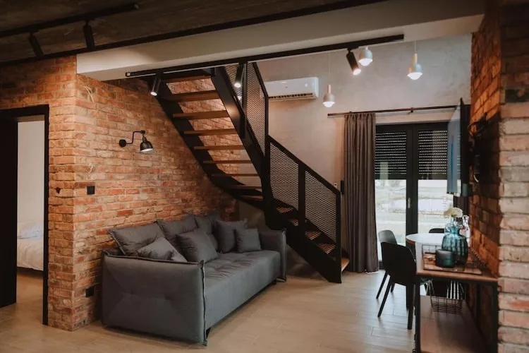 Dom wakacyjny LOFT 1 Nowy Podleś - Woonkamer