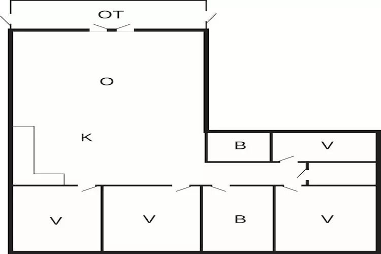 8 persoons vakantie huis in Melby - Plattegrond