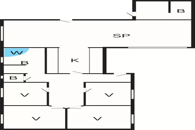 8 persoons vakantie huis in Væggerløse-By Traum - Plattegrond